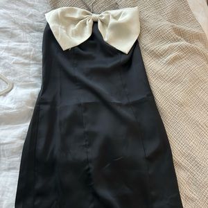 Black Dress with bow